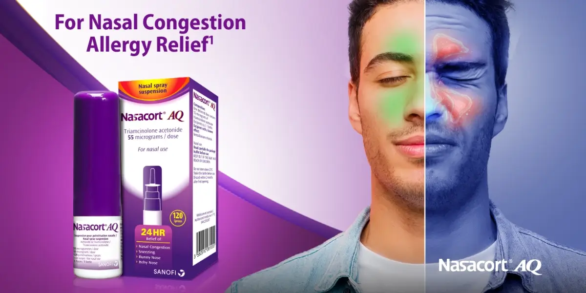 Nasacort AQ for nasal congestion and allergy relief